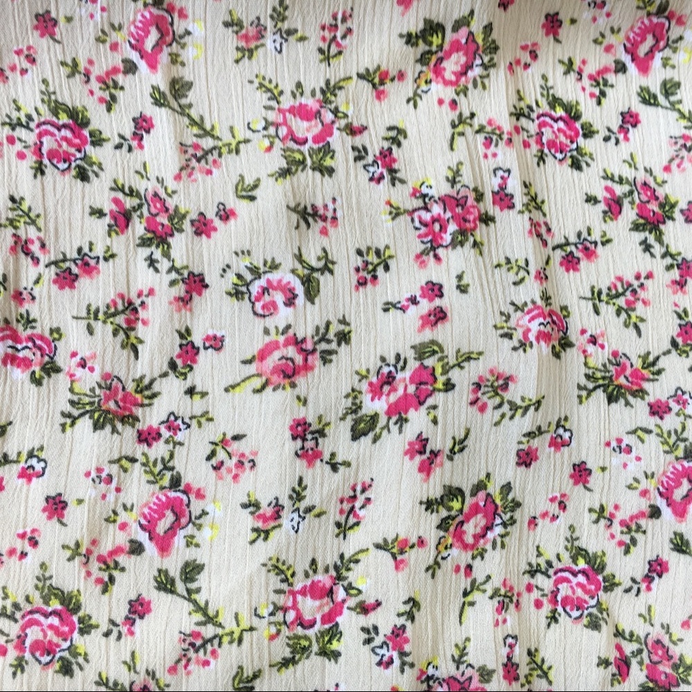 Delicate rose floral print maxi dress XX Lg - Picture 4 of 6
